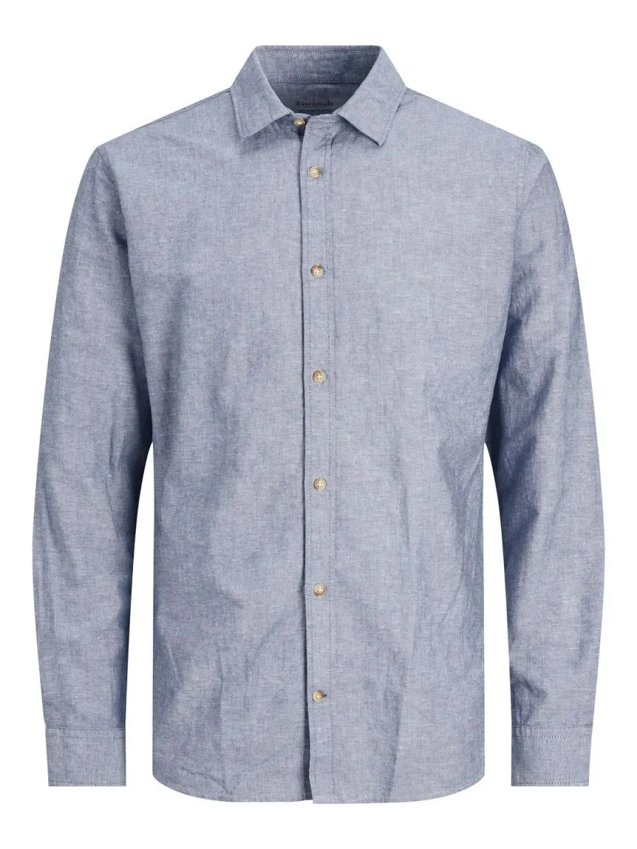 CAMICIE Uomo JACK&JONES 12220134 SUMMER FADED DENIM