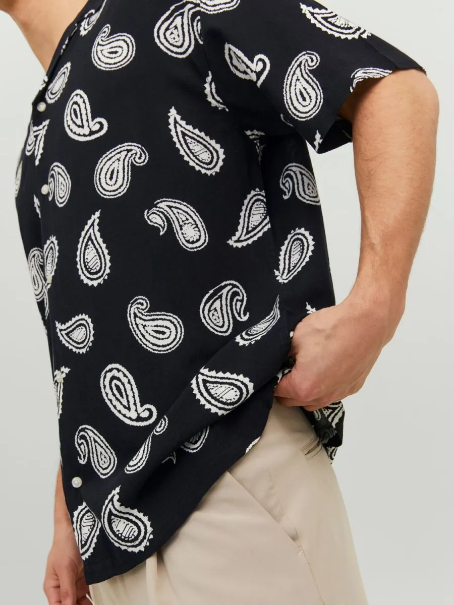 CAMICIE Uomo JACK&JONES 12241163 RESORT BLACK